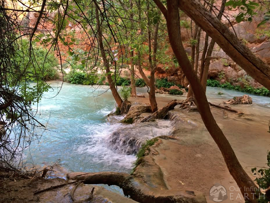 Havasupai falls water campground