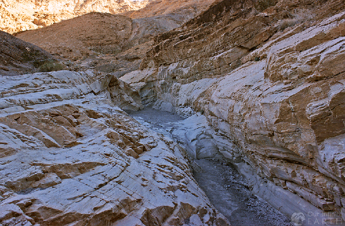 mosaic canyon hiking map guide