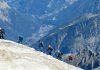 group of hikers training for high elevation